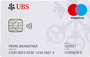 Carte Maestro UBS