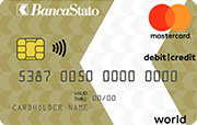 Karte Mastercard Flex Oro BancaStato