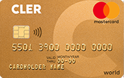 Cartão World Mastercard Gold Bank Cler