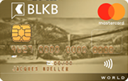 Cartão Mastercard Gold BLKB