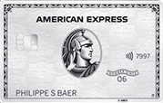 Cartão Credit Suisse Amex Platinum