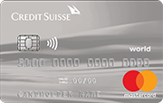 Karte Credit Suisse World Mastercard Standard