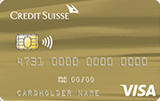 Cartão Credit Suisse Visa Gold