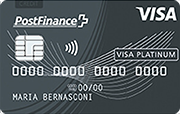 Karte PostFinance Visa Platinum Card