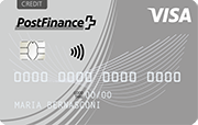 Karte PostFinance Visa Classic Card