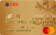 Carte Gold Credit Card Mastercard UBS