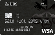 Carte Platinum Credit Card Visa UBS