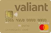 Carta World Mastercard Gold Valiant