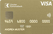 Cartão Visa Gold ZKB